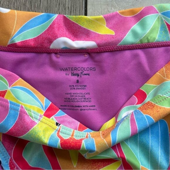Kenny Flowers Vibrant Watercolors Bikini Set - Multicolor - Picture 2 of 5